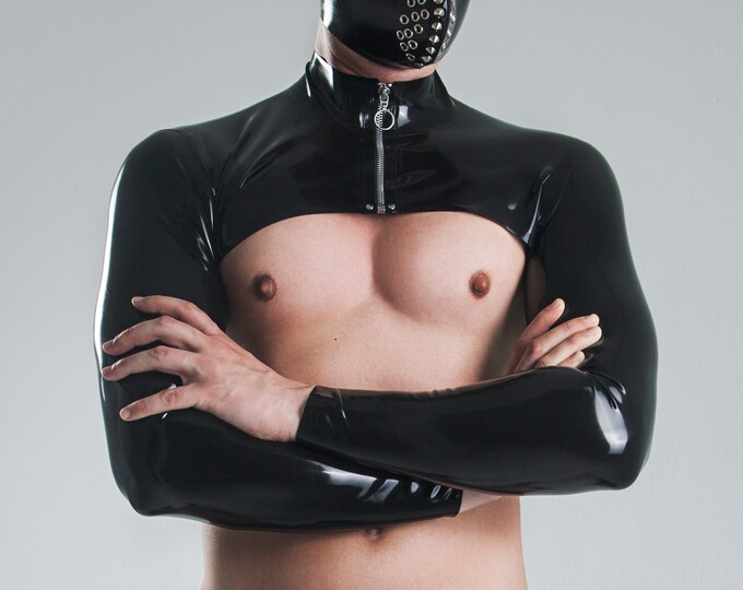 Kei Long sleeve latex shrug