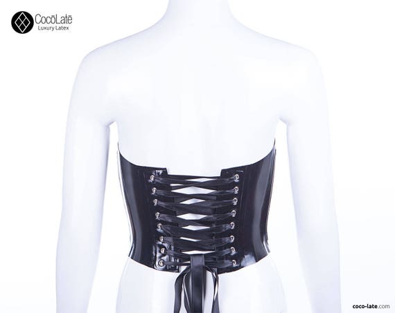 Coco Top - XXL  Bustier top outfits, Leather bustier, Corset style tops