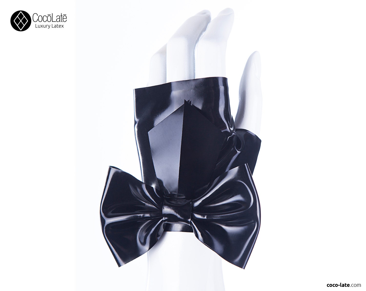 Fingerless Wrist Gloves With Big Bow
