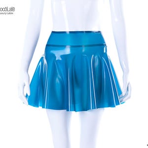 Latex skater skirt