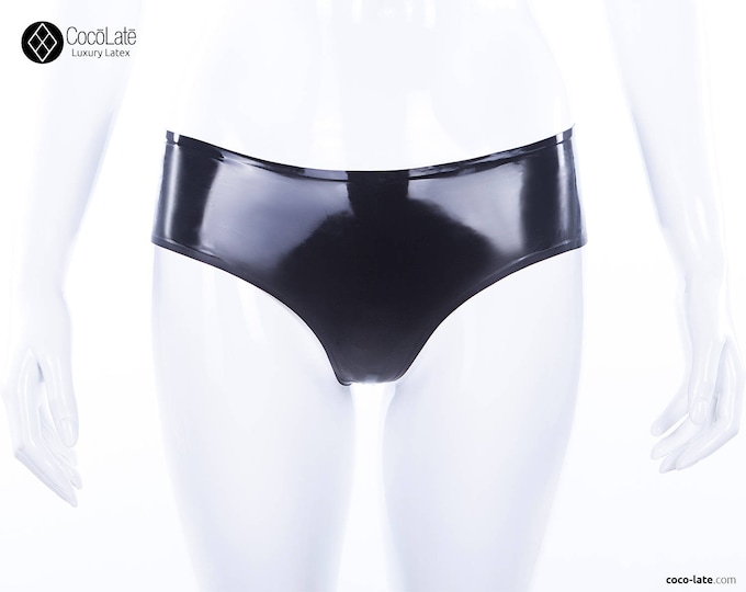 Low Waist Latex Briefs