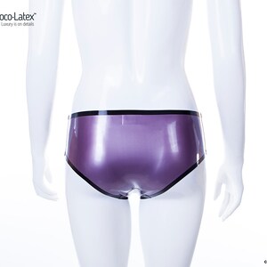 Low Waist Latex Briefs image 4