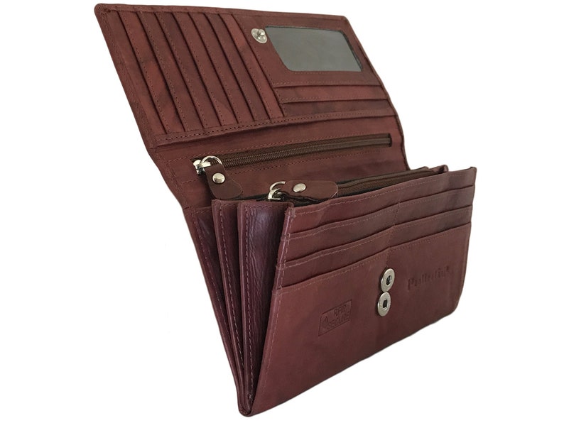 Women's Leather Clutch Wallet 14 Card Slots ID Window Etsy Australia
