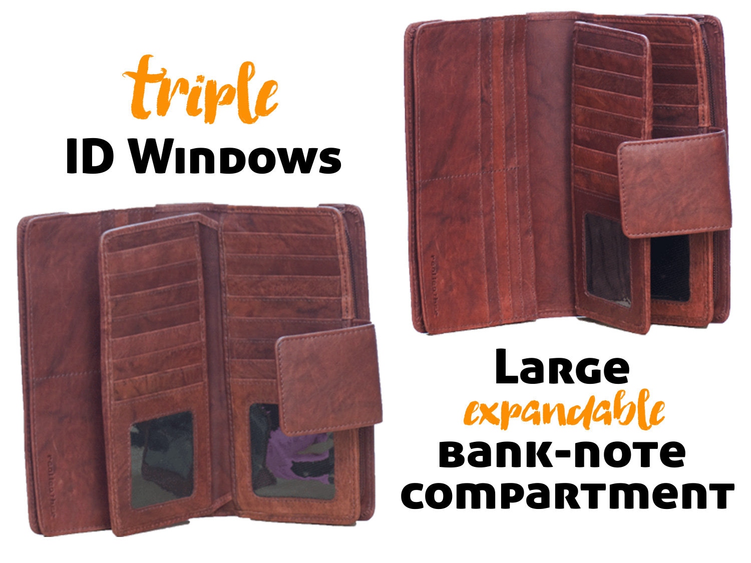 32 Card Slot Womens Leather Wallet With Coin Purse Leather Etsy Australia