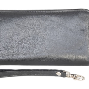 Zip-Around Women's Wallet | Soft Leather Wallet | Slim Wallet | Long Clutch Purse | Ladies Wallet | Women's Wallets Leather | RFID Blocking