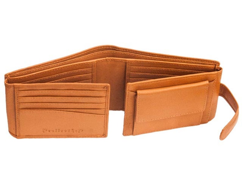 MENS 4 Fold Wallet 20 Card Slots Leather Wallet With Coin Etsy Australia