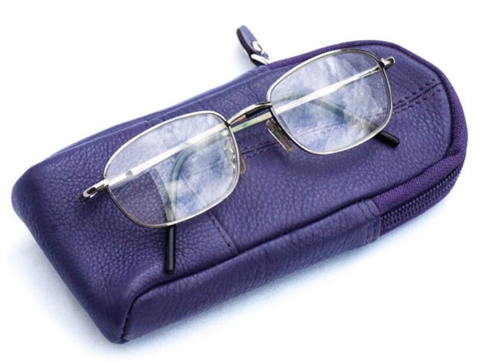 Glasses Case for Belt Belt Pouch Leather Glasses Case Leather Belt