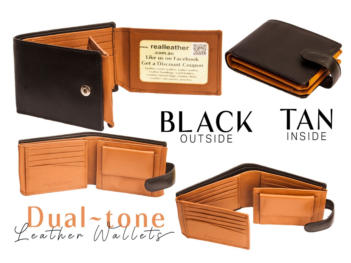 MENS 4 Fold Wallet 20 Card Slots Wallet With Coin Purse Etsy