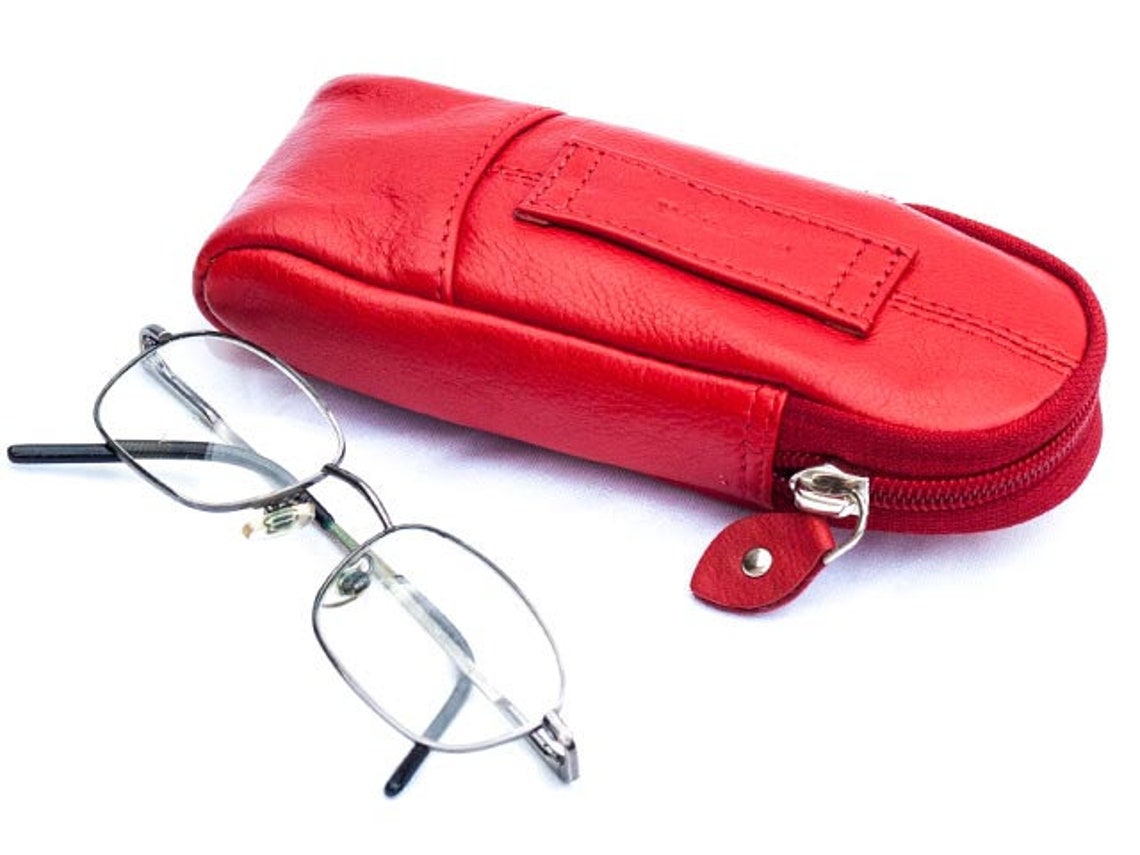 Glasses Case for Belt Belt Pouch Leather Glasses Case Etsy