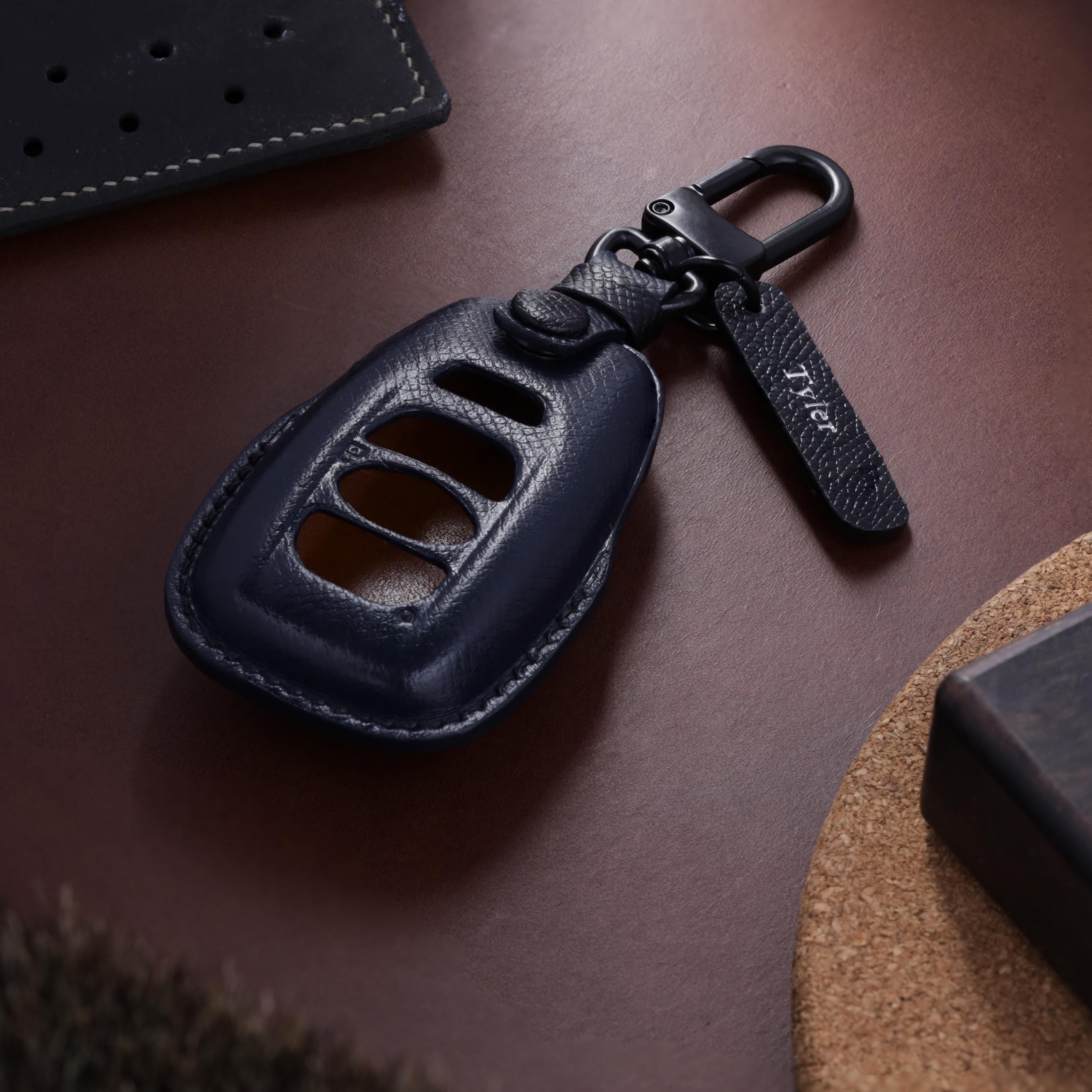 Subaru Leather Key Fob Cover for Outback, Crosstrek, Forester