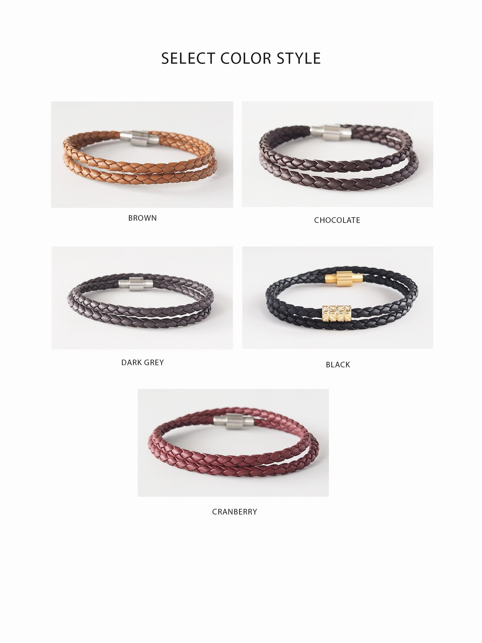 Personalized Leather Bracelet / Bracelet / Personalized Gift / Etsy