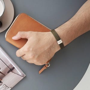 Custom Engraved Leather Bracelet, Coordinates Handwriting Jewelry Gift