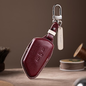 Volkswagen Tiguan Atlas Jetta Key Fob Cover, Premium Leather Key Case, Custom VW Accessory, Gift For Him