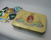 Collection of Vintage Original Memory Game Cards from 1970s Waddington Ravensburger 31 pairs in Vintage Tin