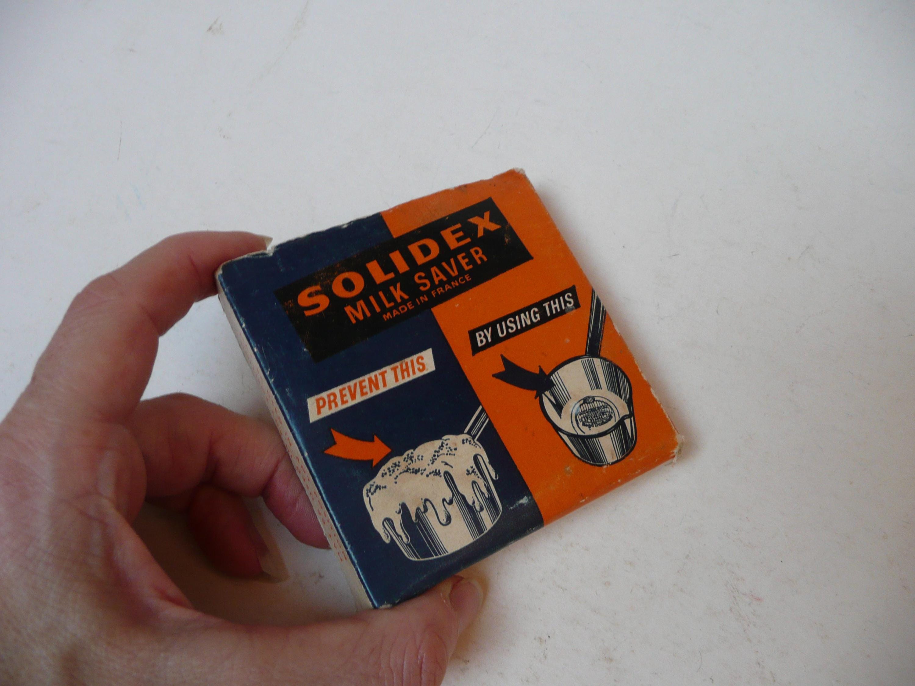 ヴィンテージ1960s ガラスミルク・サーバー Solidex オリジナルBOX French Vintage Retro 1960s Glass Milk Saver by Solidex in Original