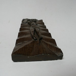Vintage religious wall crucifix marked &quot;SP&quot; from 1970s