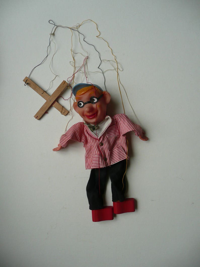 Vintage English String Puppet Barnsbury Puppet Etsy