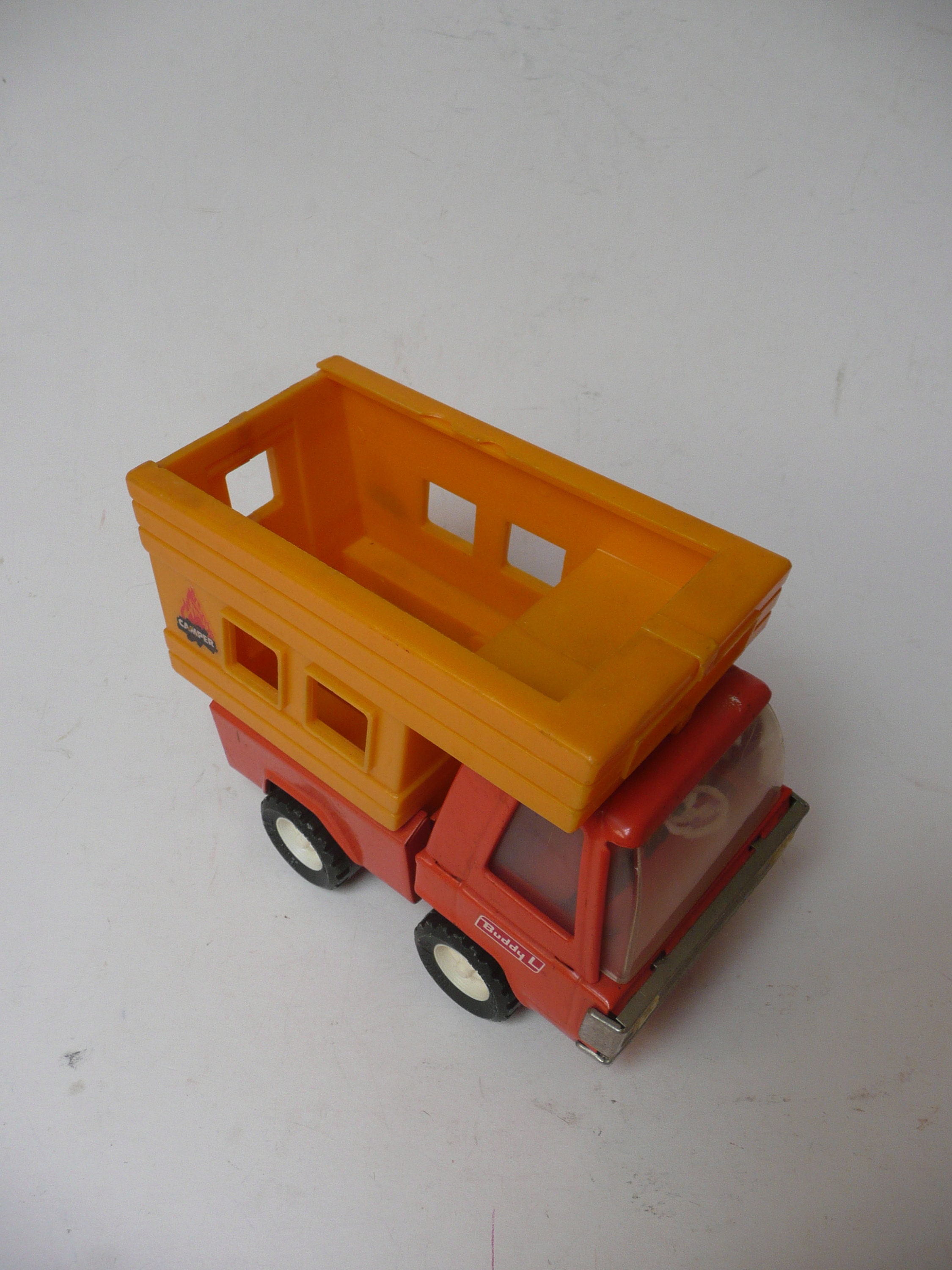 ミニカー Buddy L VTG 1960s Buddy L Japan Yellow Plastic VW Volkswagen Beetle
