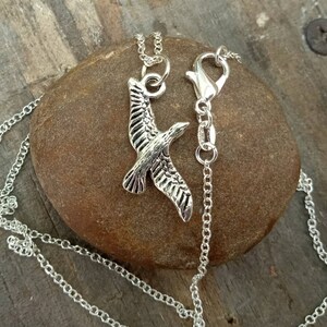 Silver Bird Necklace, Small Silver Bird Necklace, Dainty Silver Bird Necklace, Silver Bird Pendant, Silver Bird Jewelry, Bird Watcher Gift