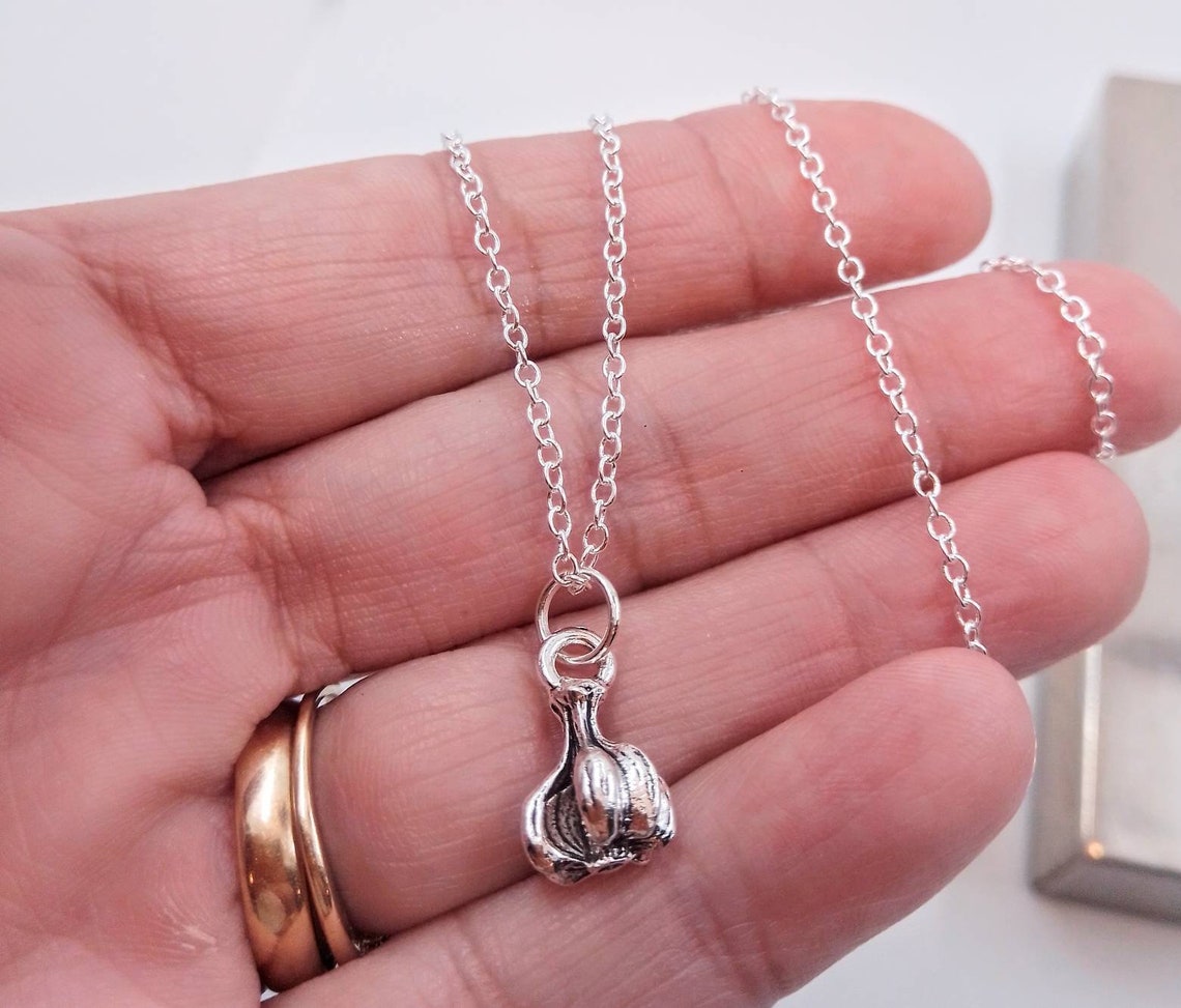 Garlic Jewelry Garlic Necklace Cooks Jewelry Jewelry for Etsy UK