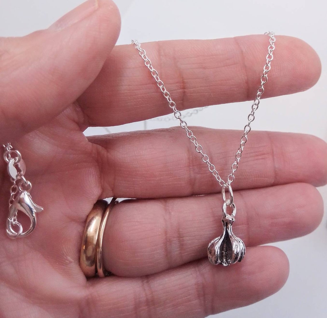 Garlic Jewelry Garlic Necklace Cooks Jewelry Jewelry for Etsy UK