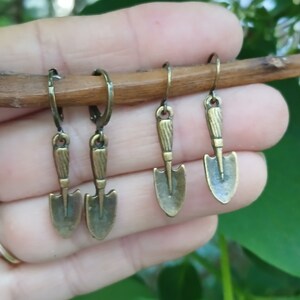 Trowel Earrings, Archaeology Trowel Earrings, Archaeology Jewelry, Garden Tool Earrings image 4