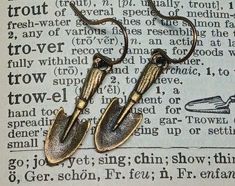 Trowel Earrings, Archaeology Trowel Earrings, Archaeology Jewelry, Garden Tool Earrings