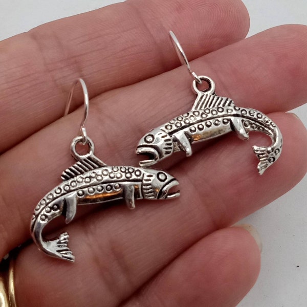 Fly Fishing Earrings Etsy