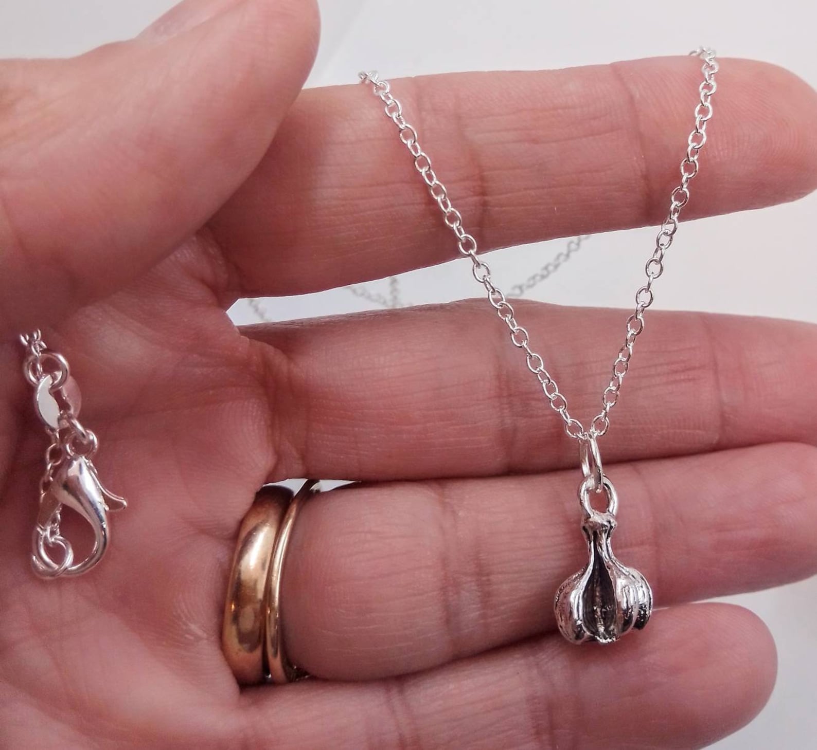 Garlic Jewelry Garlic Necklace Cooks Jewelry Jewelry for Etsy UK