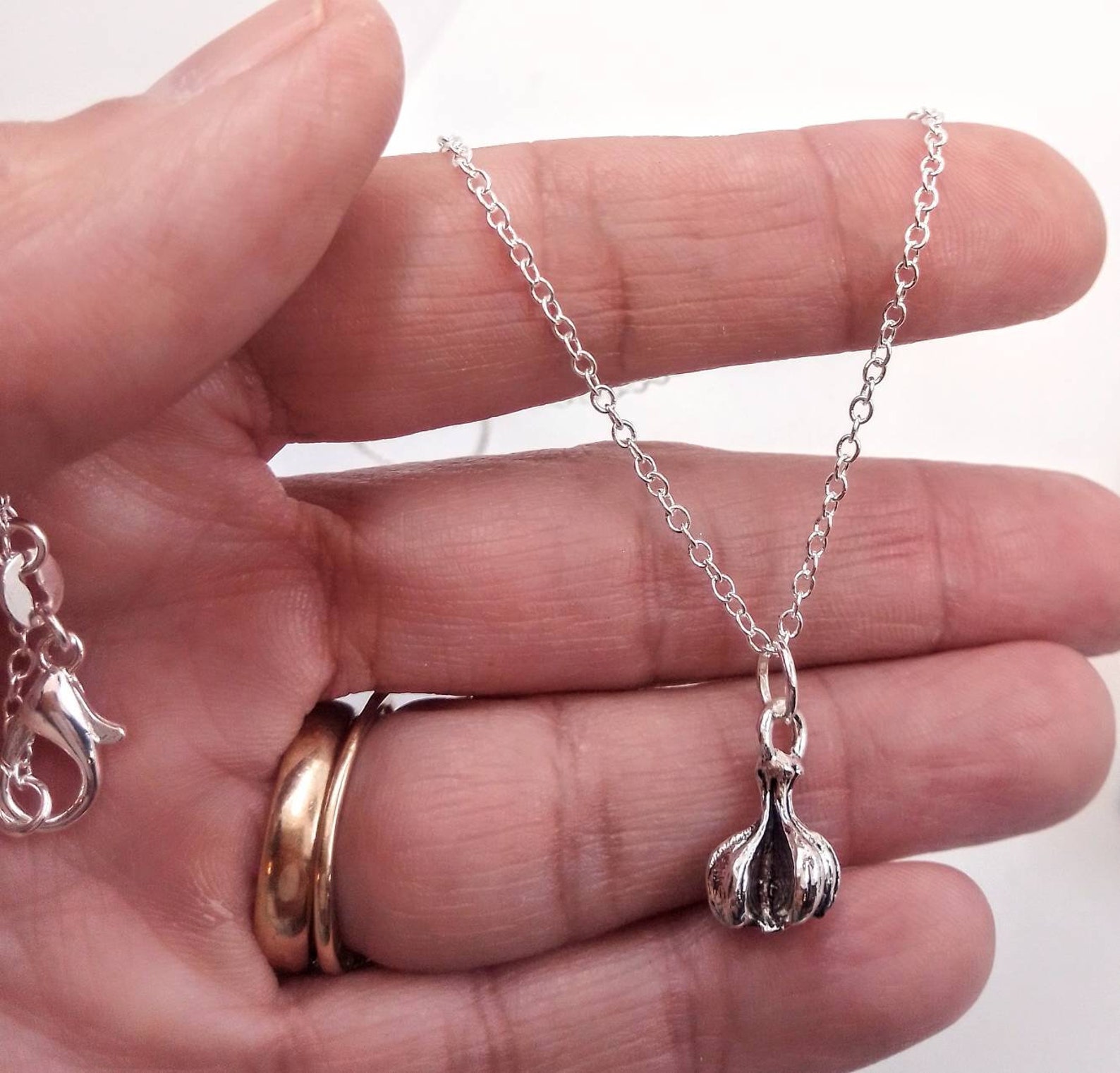 Garlic Jewelry Garlic Necklace Cooks Jewelry Jewelry for Etsy UK