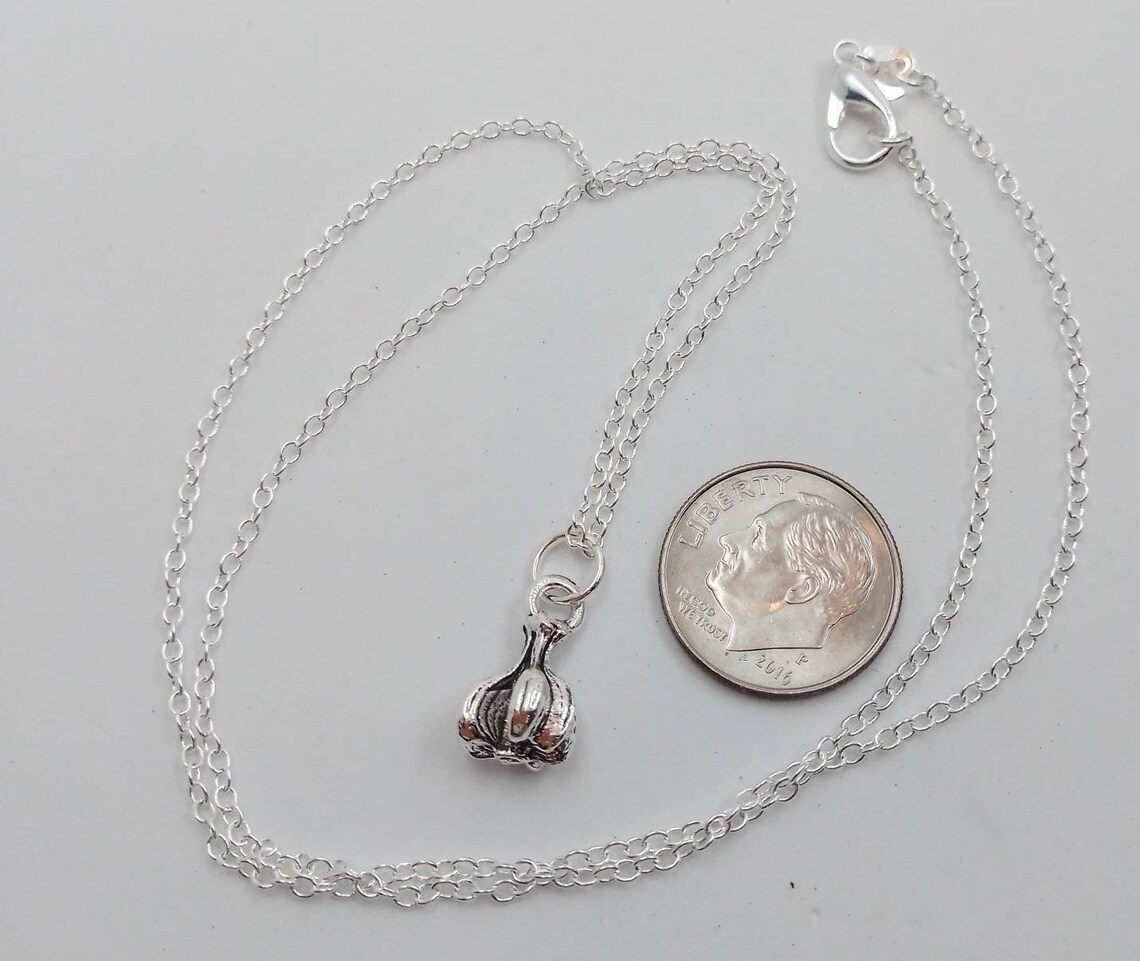 Garlic Jewelry Garlic Necklace Cooks Jewelry Jewelry for Etsy UK