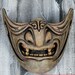 Masque Airsoft Samurai Mempo - Style Armure Oni - Taille M - Violet - Tripple_777