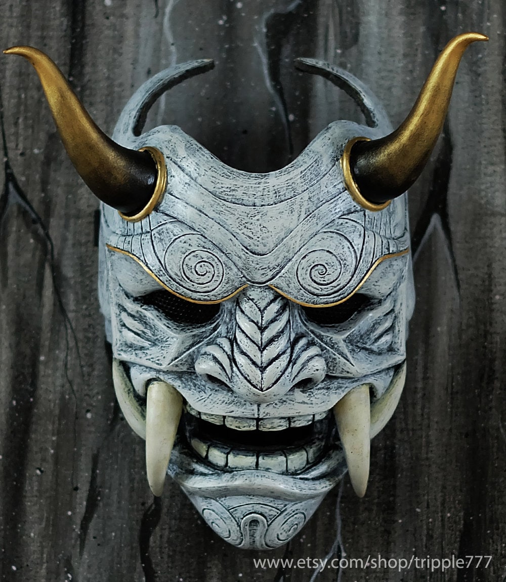 Masque japonais - visage de démon - ONI