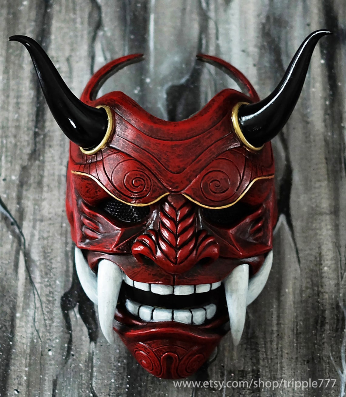 Cool Badass Face Masquerade Mask for Men Samurai Assassin Etsy