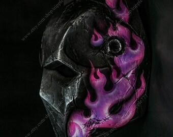 Masque Casque Intégral Airsoft – Style Rouillé Post-apo – Kikadeen – Fait Main Thaïlande