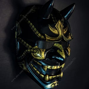 Masque Samurai Oni Airsoft, Costume d'Halloween BB Gun