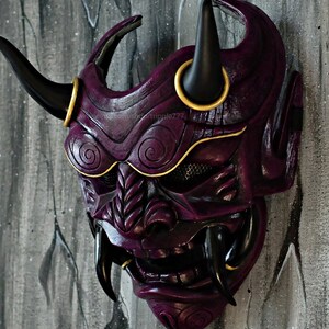 AIRSOFT MASK DEVIL SAMURAI DEMON COSTUME COSPLAY HANNYA ONI JAPANESE NOH DA52