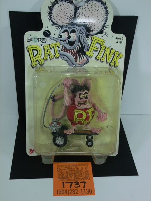 ED ROTH JAPAN IMPORT RAT FINK GREEN CRAZY GIRL ACTION FIGURE