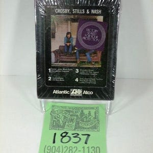 1970&#39;s Atlantic/Crosby,Stills,Nash-&quot;CSN&quot;-8 Track Cartridge-Factory Sealed