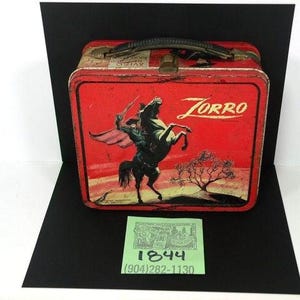 1950's Alladin "Zorro" Lunch Box