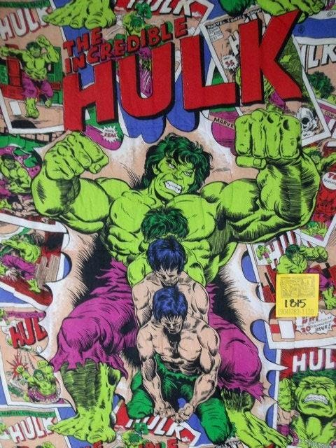 78' incredible HULK 超人ハルク コミック柄 寝袋 78' incredible HULK 超人ハルク コミック柄 寝袋 - アメコミ