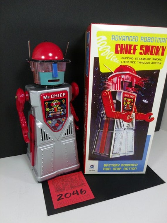 1990's Advanced Robotman/chief Smoky Robot - Etsy