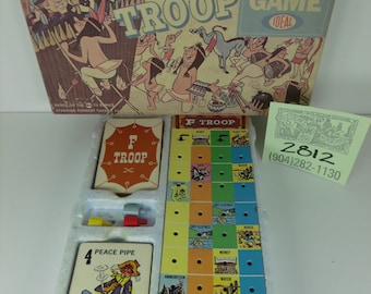 1960's Ideal/ F-Troop Mini Board Game-Rare Issue