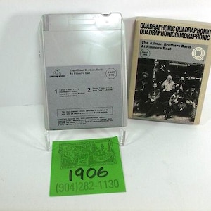 1970's Capricorn Records / Allman Brothers-"Live at the Fillmore East"Vol.1- Quad 8track Tape