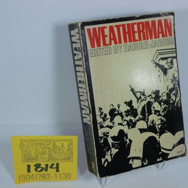 1970 Ramparts Press-"Weatherman"-Edited by Harold Jacobs/Paperback Book