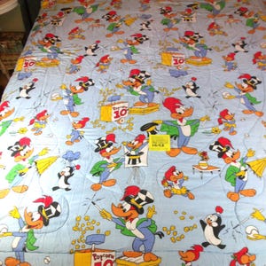 1960's Woody Woodpecker and Friends Comforter image 2