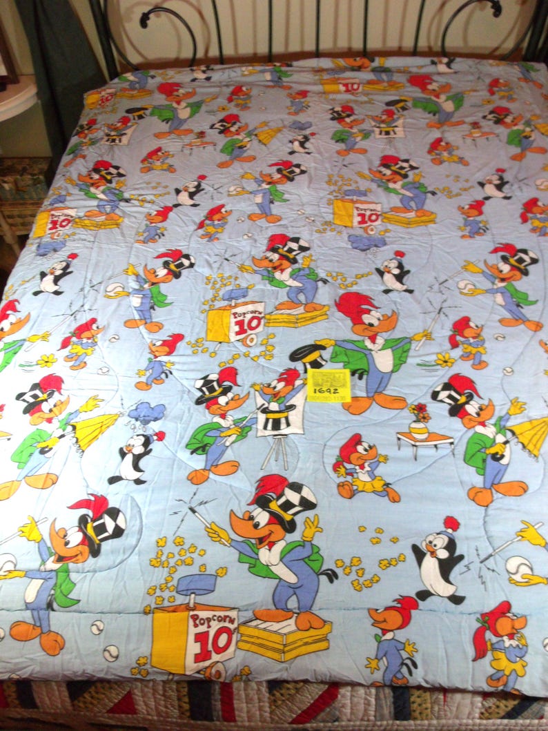 1960's Woody Woodpecker and Friends Comforter image 2