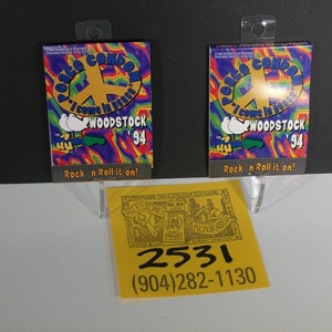 Rare Woodstock 94 Unused Set of 4 Tickets Uncut Sheet Rare Woodstock 94 Unused Set of 4 Tickets Uncut Sheet