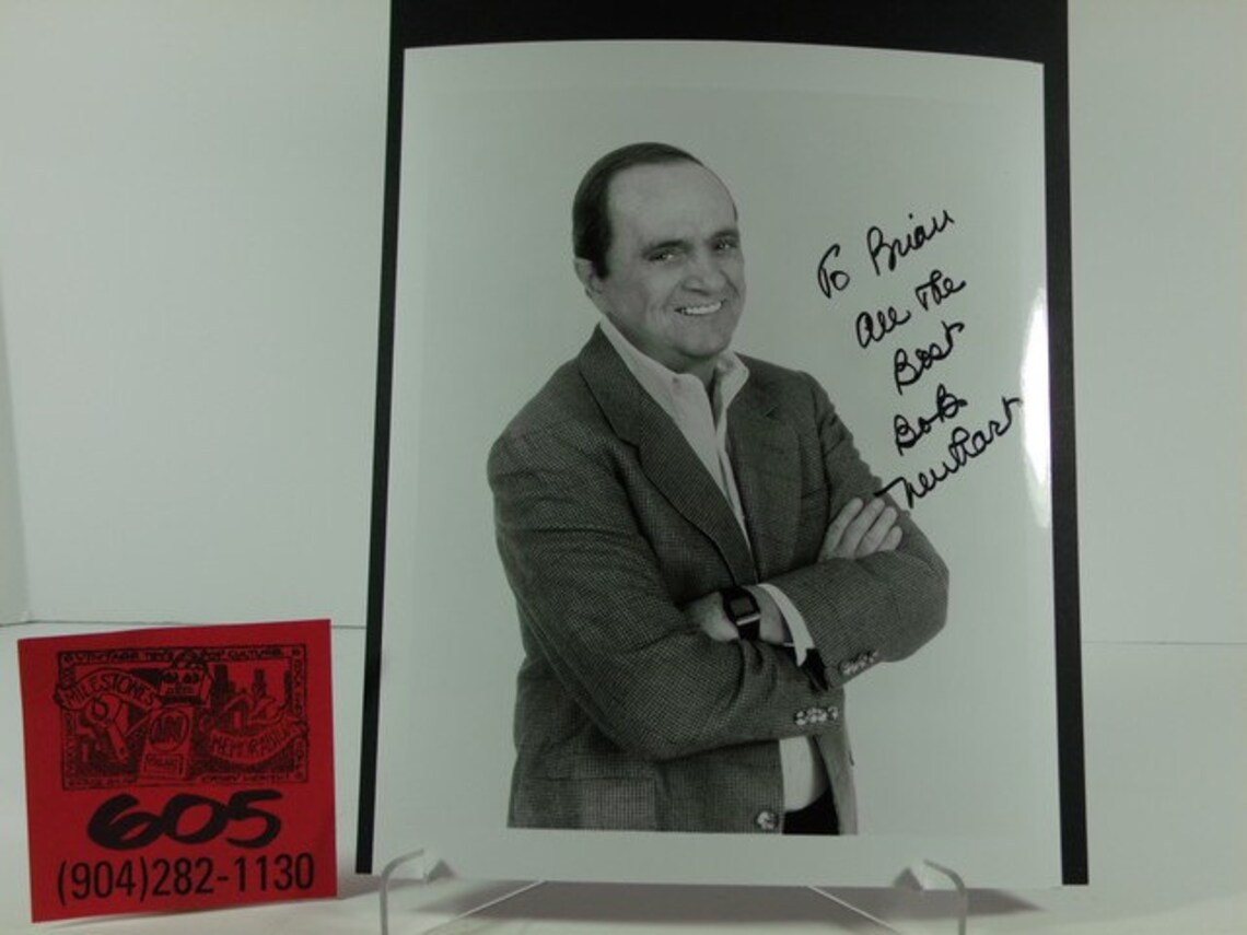 1980’s Bob Newhart Signed Photo - Etsy