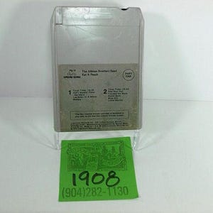 1970's Capricorn Records/Allman Brothers -"Eat A Peach"-Vol.1-Quad 8track